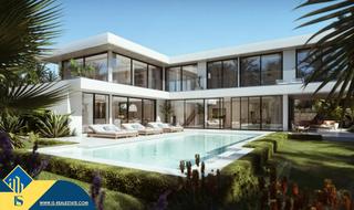 Xalet a Cap Martinet. Villa moderna con piscina, islas baleares, ibiza. 6 habitaciones