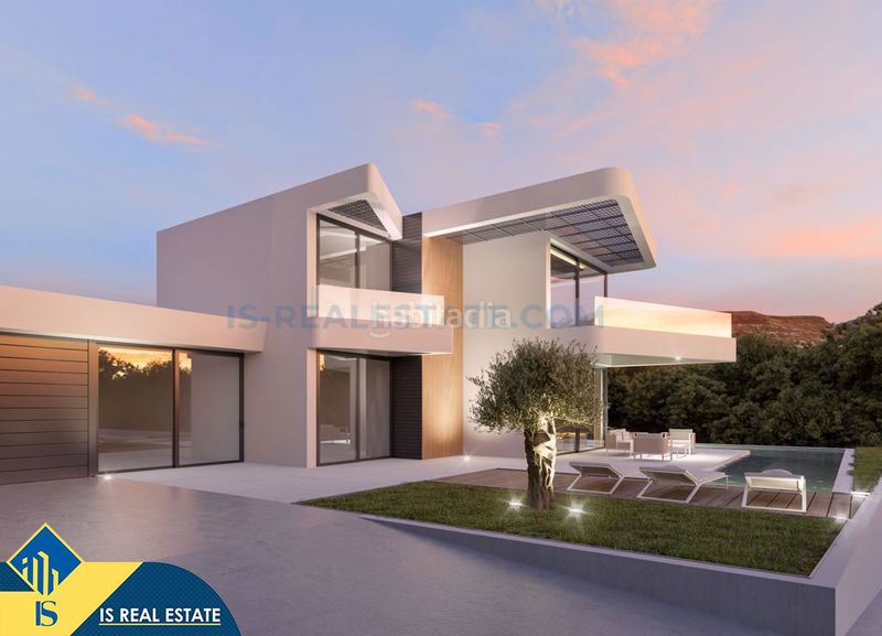Foto f782e4c6-1f4e-4f3e-821c-765fe271fb95. Chalet villa en construcción con piscina privada, en la provincia de alicante, en la ciudad . 3 habitaciones | 220 m² | a 5 kilóm en Altea