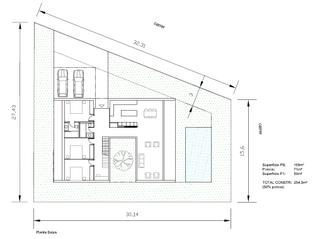 Xalet a S´Agaró. Parcela con proyecto de obra