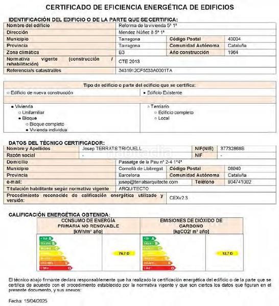 Foto c30ab1f3-9959-469e-8cfe-1a8848871d86. Penthouse in Eixample Tarragona