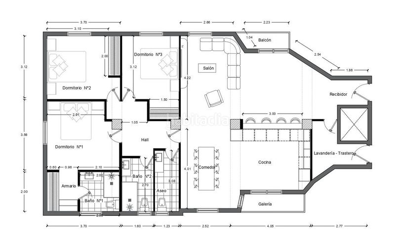Foto a7c72aca-048b-4c01-b4d3-87e19bc54e6d. Apartament amb aparcament a Prosperidad Madrid