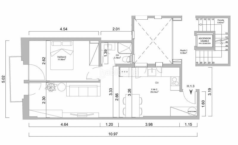 Foto da63fc36-8e60-4e7e-8c35-3ccc79996db9. Apartament amb calefacció a Puigcerdà