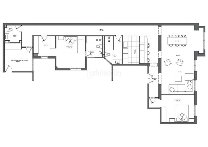 Foto b37aec91-db8c-4e5f-9b68-adb0726b248d. Apartament amb calefacció a Argüelles Madrid