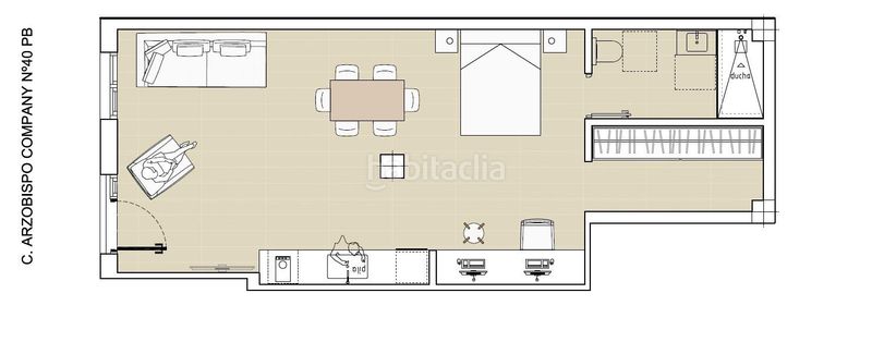 Foto f1dc9461-a9f3-41d2-9a3d-e5f520d49c3c. Loft a El Cabanyal-El Canyamelar Valencia