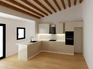 Appartement à Centre. Piso reformado con balcón exterior y terraza en el centro de mat