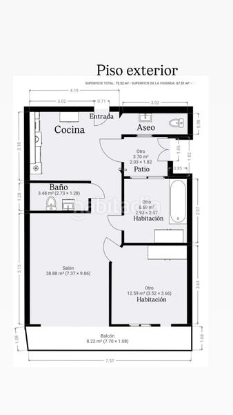 Foto ca16886e-7ae3-42cf-aedf-2b56b0ecdc9e. Etagenwohnung in Arenales - Lugo - Avenida Marítima Palmas de Gran Canaria (Las)