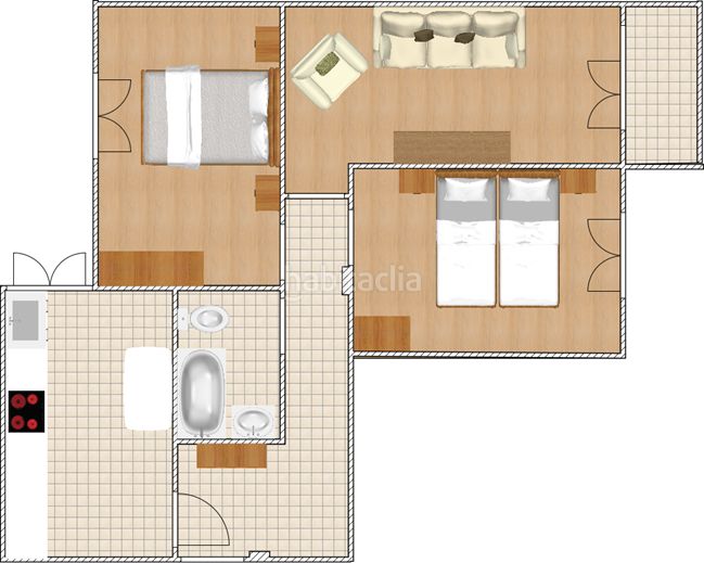 Foto 18cc4f2b-45dc-4a52-999c-4015c0bb7996. Flat with heating in Deba