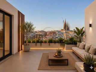 Àtic  Padilla. Amplio atico con terraza  sagrada familia