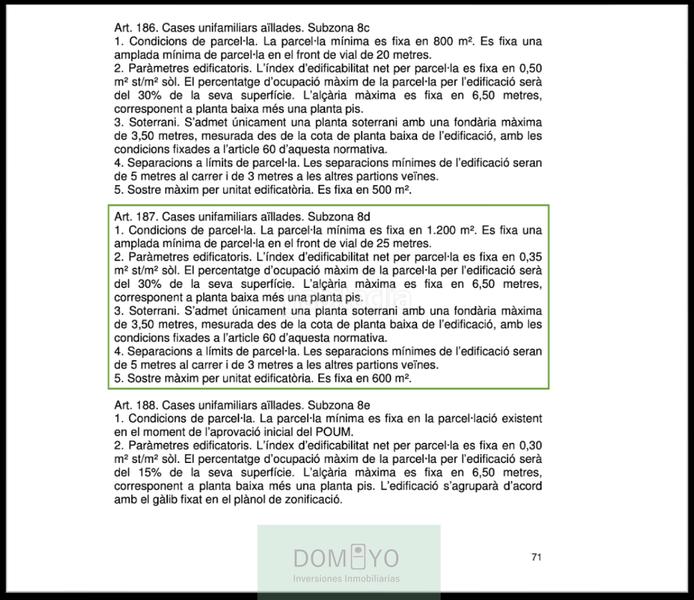 Foto 32e9304e-4a68-409d-80d8-c62d90c3ea95. Residential plot in mas nou 261 in Urbanitzacions Platja d´Aro