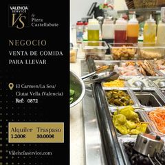 Traspàs Local Comercial a La Seu. Vs 0872  negocio de comida para llevar en el carmen  la seu  ciu