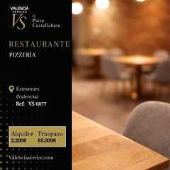 Traspàs Local Comercial a Arrancapins. Vs 0877  restaurante pizzería bar cafetería en esquina  con gran