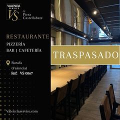 Traspàs Local Comercial a Russafa. Vs 0867  traspasado restaurante pizzería en ruzafa