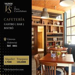 Traspàs Local Comercial a Gran Via. 0851  cafeteria gastro bar bistró en cánovas