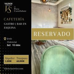 Transfer Business premise in L´Hort de Senabre. Vs 0884  reservado cafetería gastrobar en esquina en jesús