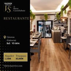 Traspàs Local Comercial a Russafa. Vs 0894  fantástico restaurante en cánovasgran vía