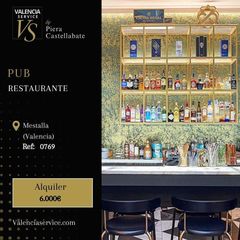 Lloguer Local Comercial a Mestalla. 0769  increíble oportunidad en alquiler! pubrestaurante en zona