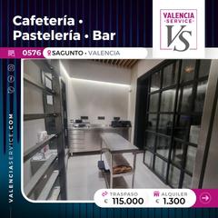 Traspàs Local Comercial a Centro-El Castillo. 0576 - cafetería-pastelería-bar en sagunto