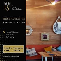 Traspàs Local Comercial a Russafa. 0807  restaurante bistró cafetería en zona regne de valencia, en