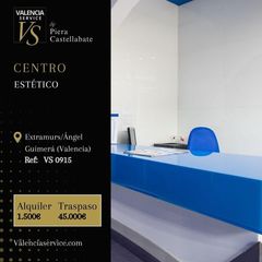 Traspàs Local Comercial a Arrancapins. Vs 0915  centro de estética en traspaso en extramursángel guimer