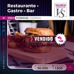 Traspàs Local Comercial a Gran Via. 0553 - restaurante gastro bar en cánovas