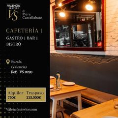 Traspàs Local Comercial a Russafa. Vs 0920  cafetería gastrobar bistró en traspaso en pleno corazón