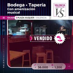 Trapasso Locale commerciale in La Bega Baixa - Plaza Xúquer. 0448 - vendido bodega-taperia con amenización musical en zona de