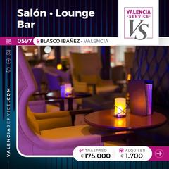 Trapasso Locale commerciale in Ciutat Jardí. 0597 - salón lounge-tapas-cocktails-bar en blasco ibañez/algiros