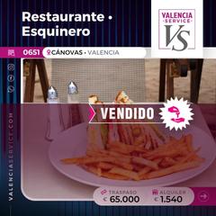 Traspàs Local Comercial a Gran Via. 0651 - vendido restaurante esquinero en cánovas