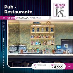 Lloguer Local Comercial a Mestalla. 0588 - se alquila increíble pub-restaurante en zona mestalla/ara