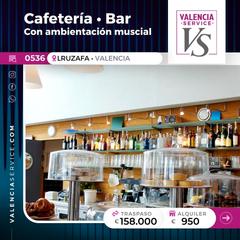 Traspàs Local Comercial a Russafa. 0594 - restaurante bistró cafeteria en reino de valencia entre r