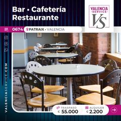 Pas-de-porte Local commercial à La Raïosa. 0674 - bar cafetería restaurante en jesús/patraix