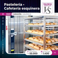 Umzug Geschftsraum en Mestalla. 0661 - cafetera-pastelera esquinero en aragn /mestalla