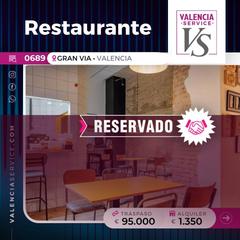 Umzug Geschftsraum en Gran Via. 0689-gran oportunidad! estupendo restaurante en gran va marqu