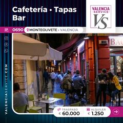 Trapasso Locale commerciale in Mont Olivet. 0690 - cafetería bar tapas en monteolivete/quatre carreres