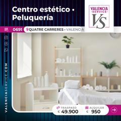 Transfer Business premise in Malilla. 0691 - centro estético / peluquería en quatre carreres
