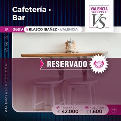 Traspàs Local Comercial a Ciutat Jardí. 0699 - cafetería bar en zona blasco ibáñez / algirós