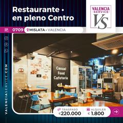 Traspàs Local Comercial a La Constitución-Canaleta. 0709 - restaurante en pleno centro de mislata