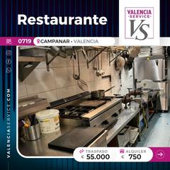 Traspàs Local Comercial a Barrio de Campanar. 0719 - estupendo restaurante de autor en campanar