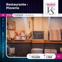 Traspàs Local Comercial a Zona Avenida al Vedat. 0726 – restaurante pizzería en torrent