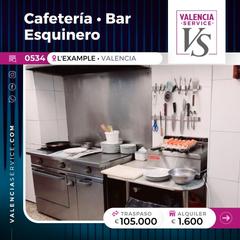 Traspàs Local Comercial a Gran Via. 0534 - cafetería-bar esquinero en l'eixample!