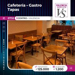 Traspàs Local Comercial a El Mercat. 0732- cafetería restaurante gastro tapas bar en zona centro/merc