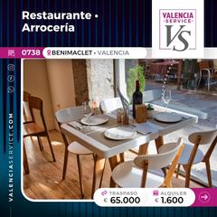 Traspàs Local Comercial a Barrio de Benimaclet. 0738 - restaurante arrocería en benimaclet