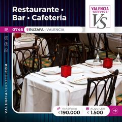 Traspàs Local Comercial a Russafa. 0746 - estupendo restaurante bar cafetería en ruzafa