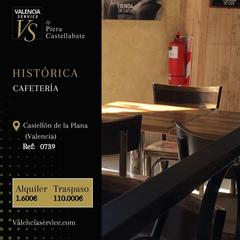 Lloguer Local Comercial a Estación - Universidad. 0739  histórica cafetería en castellón de la plana
