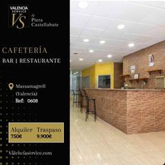 Pas-de-porte Local commercial à Massamagrell. 0608  traspaso cafeteríabarrestaurante en massamagrell