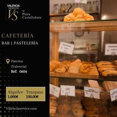 Traspàs Local Comercial a Centro Ciudad. 0604  cafeteriabarpasteleria en paterna