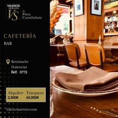 Traspàs Local Comercial a Barrio de Benimaclet. 0772  tabernacafeteríabar con amenización musical en benimaclet