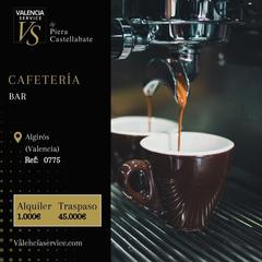 Traspàs Local Comercial a Ciutat Jardí. 0775  cafeteria bar en algiros