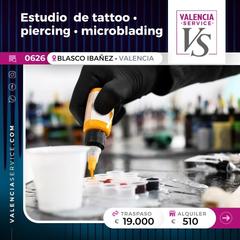 Traspàs Local Comercial a Ciutat Jardí. 0626  estudio de tatuaje, piercing y microblading en zona blasco