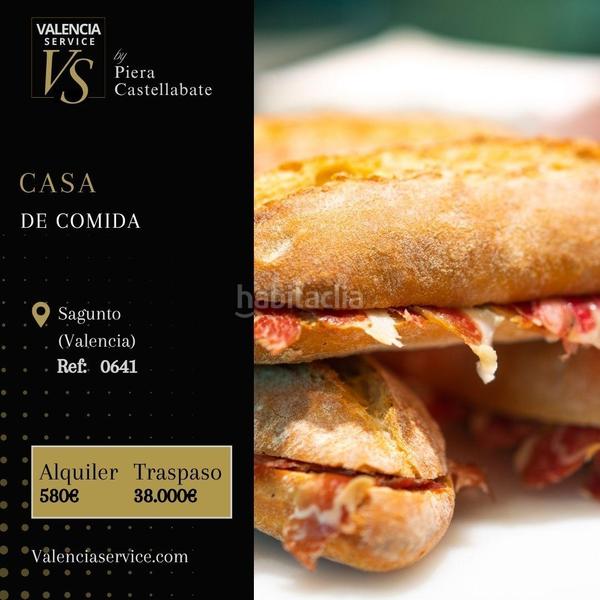 Foto 001cadfd-81c6-49df-8f7a-8dea283e409a. Traspaso local comercial 0641 maravillosa casa de comida o en Sagunt
